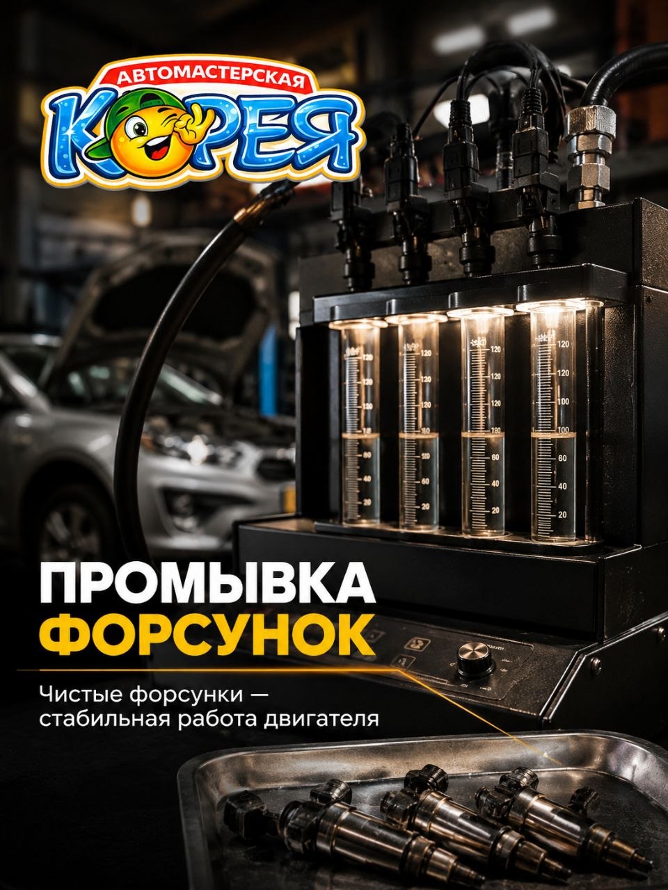 Промывка форсунок